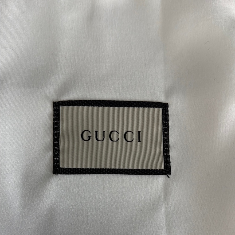 Gucci White Drawstring Pouch - Picture 2 of 7